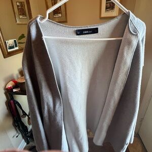 ZARA Sweatshirt Open Cardigan